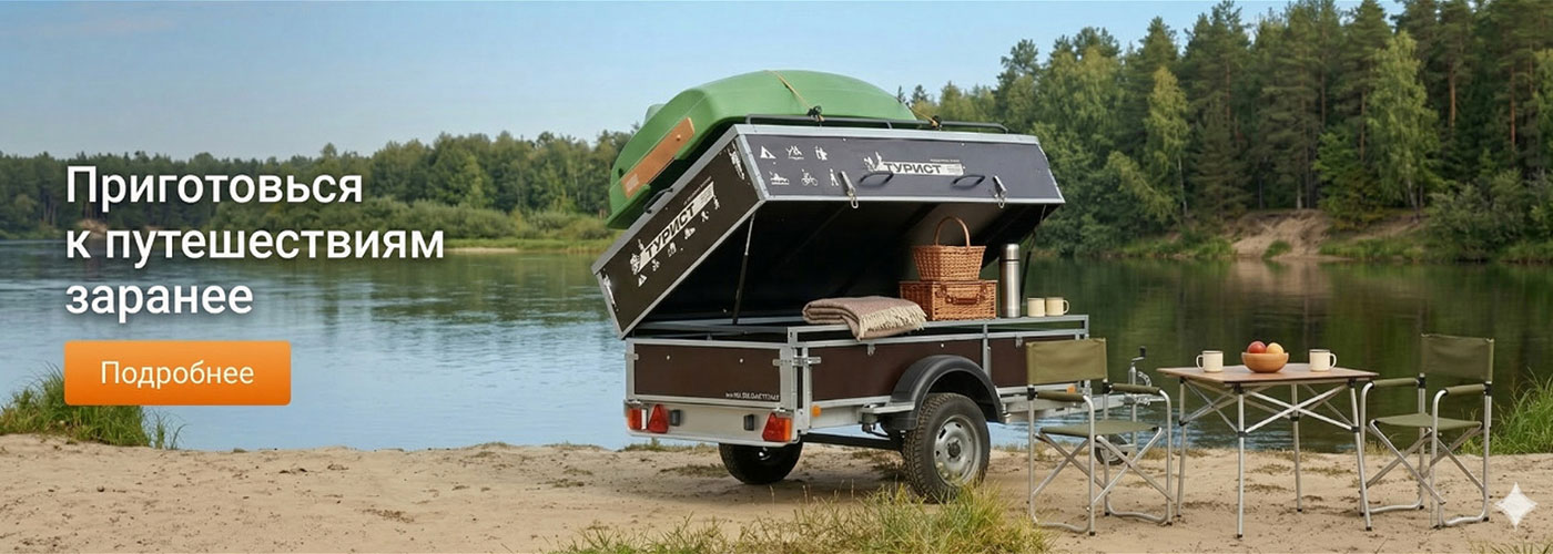 Приготовься к путешествиям с модулем для прицепа "Турист"