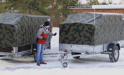Выбираем прицеп для снегохода