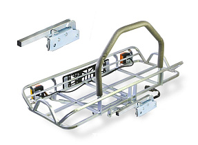 Автобагажник на фаркоп с быстросъемным замком.