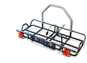 Автобагажник на фаркоп с цветным покрытием